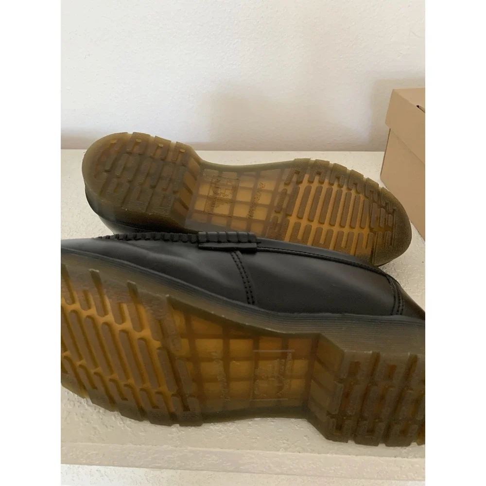 Dr Martens PENTON Penny Loafers Black Smooth UK 10 Airwair / Men's 11 US NEW BOX